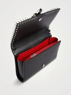 Paloma Embellished Leather Clutch