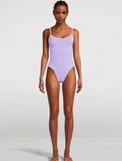 Pamela Contrast One-Piece Swimsuit