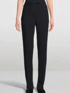 Pandoris Button-Cuff Trousers