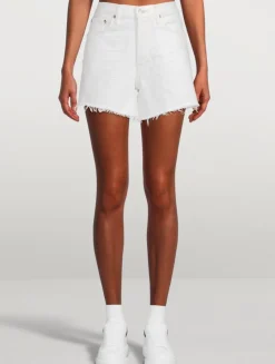 Parker Long Denim Shorts