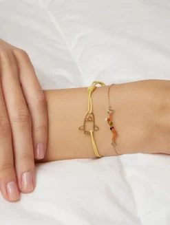 Pasiones 9K Gold Nadadora Bikini Chain Bracelet