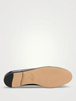 Patent Leather Penny Loafers