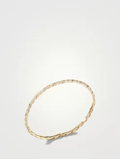 Pavéflex Bracelet In 18k Yellow Gold With Diamonds