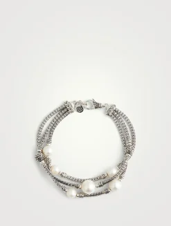 Pearl Triple Row Bracelet