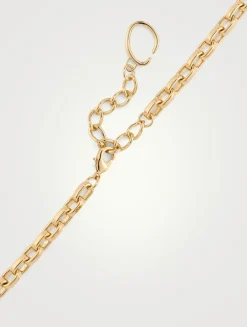 Pearl-Set Heart Pendant Necklace