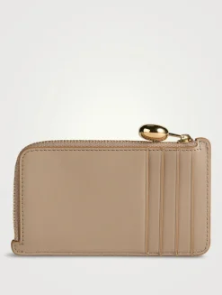 Pebble Leather Card Holder