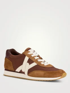 Penrose Suede And Nylon Sneakers