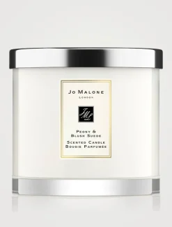 Peony & Blush Suede Deluxe Candle