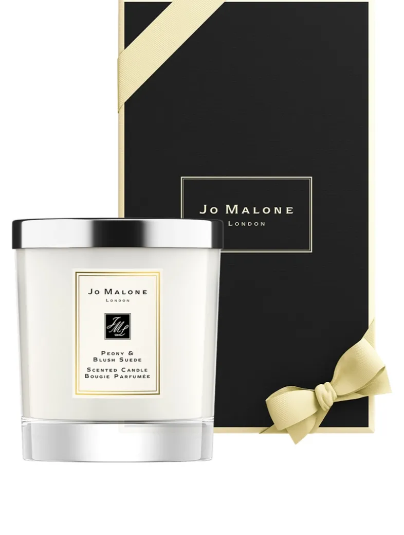 Peony & Blush Suede Home Candle