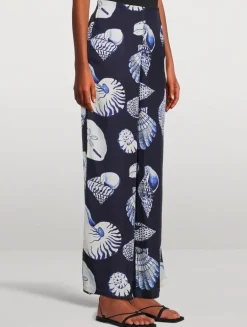 Perla Pants In Felicity Shell Print