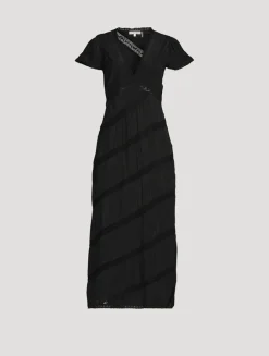 Perletta Silk Midi Dress