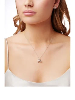 Petal 18K White Gold Akoya Pearl Necklace With Diamonds