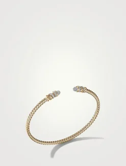 Petite Helena Bracelet In 18k Yellow Gold With Pavé Diamonds