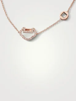 Petite Yu Yi 18K Rose Gold Bracelet With Mother-Of-Pearl And Diamonds