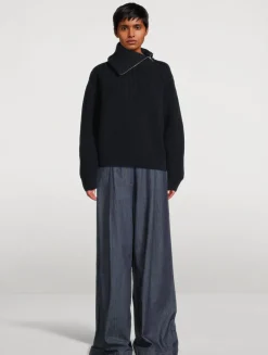 Pila Wide-Leg Cotton Trousers