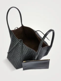 Pinacoteca Intrecciato Leather Tote Bag