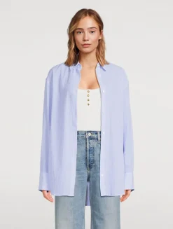 Plaza Shirt In Stripe Print