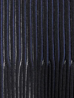 Pleated Knit Midi Dress