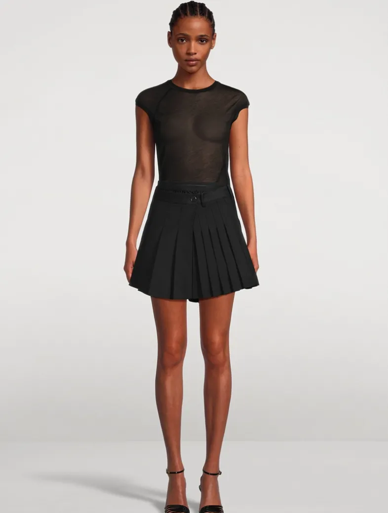 Pleated Skort