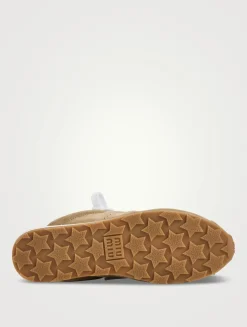 Plume Suede Sneaker Mules