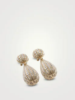Poetiques Des Gouttes Drop Clip-On Earrings