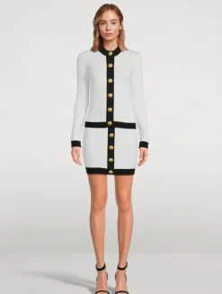 Pointelle Mini Skirt