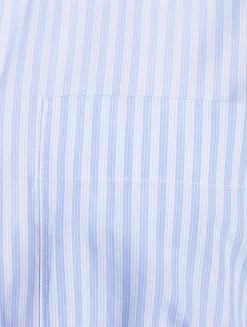 Poplin Shirt Dress In Stripe Print