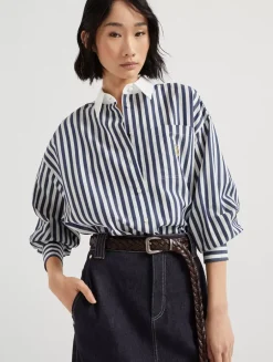 Poplin Shirt With Logo