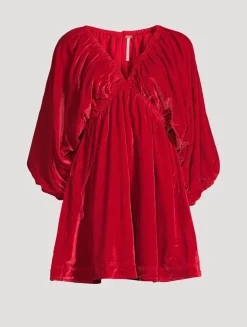 Portia Velvet Mini Dress