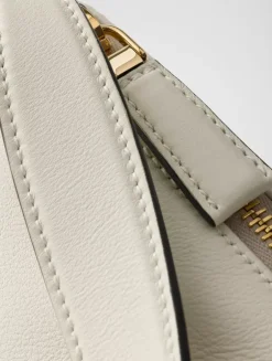 Prada Aimée Large Leather Shoulder Bag