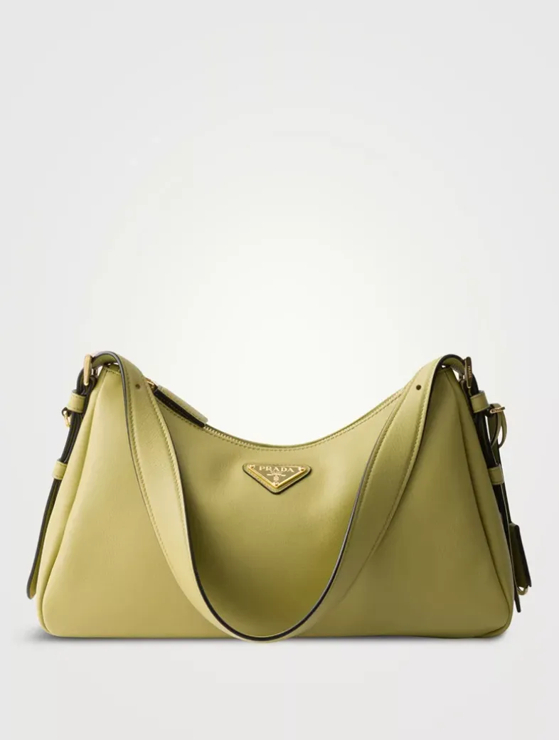 Prada Aimée Medium Leather Shoulder Bag