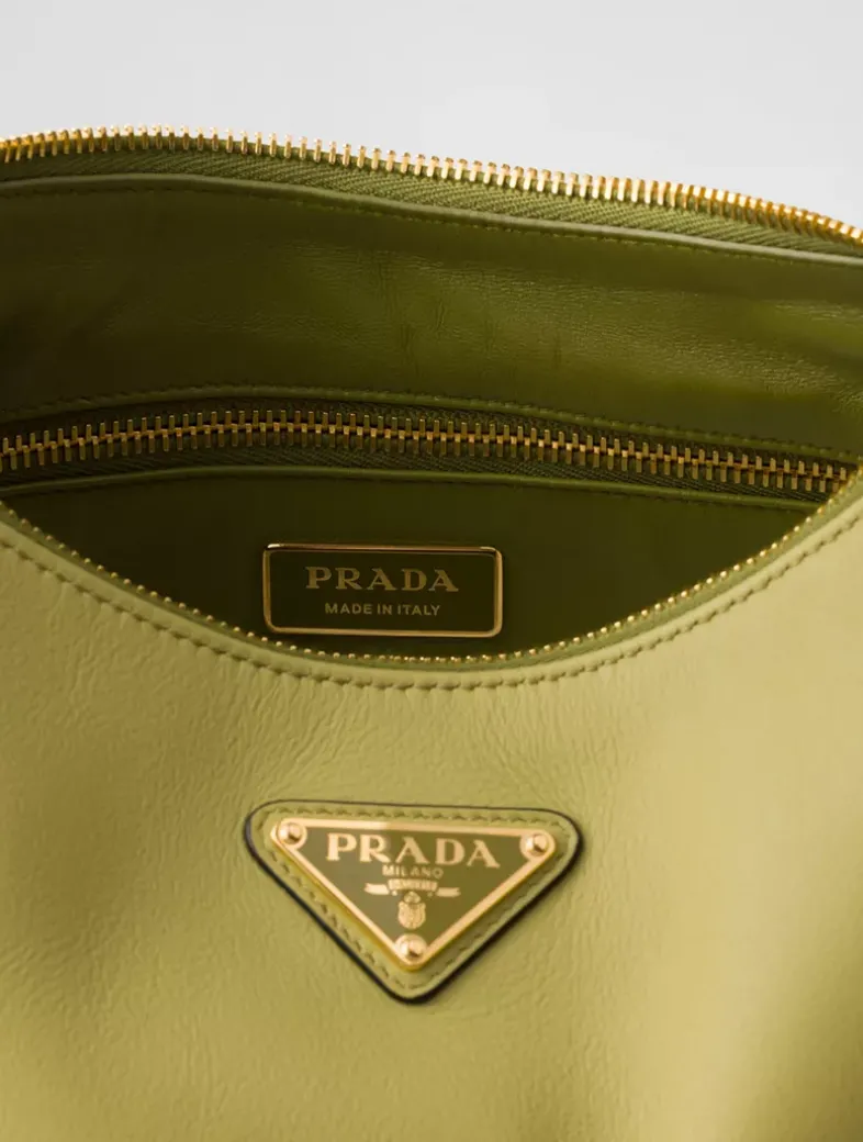 Prada Aimée Medium Leather Shoulder Bag