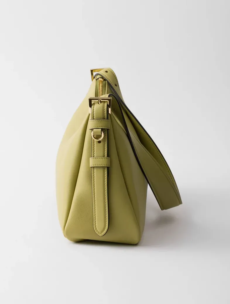 Prada Aimée Medium Leather Shoulder Bag