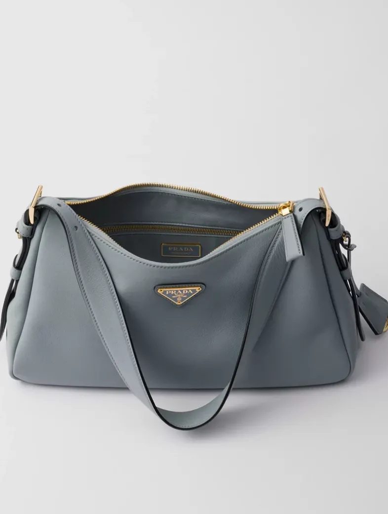 Prada Aimée Medium Leather Shoulder Bag