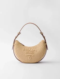 Prada Arqué Crochet Shoulder Bag