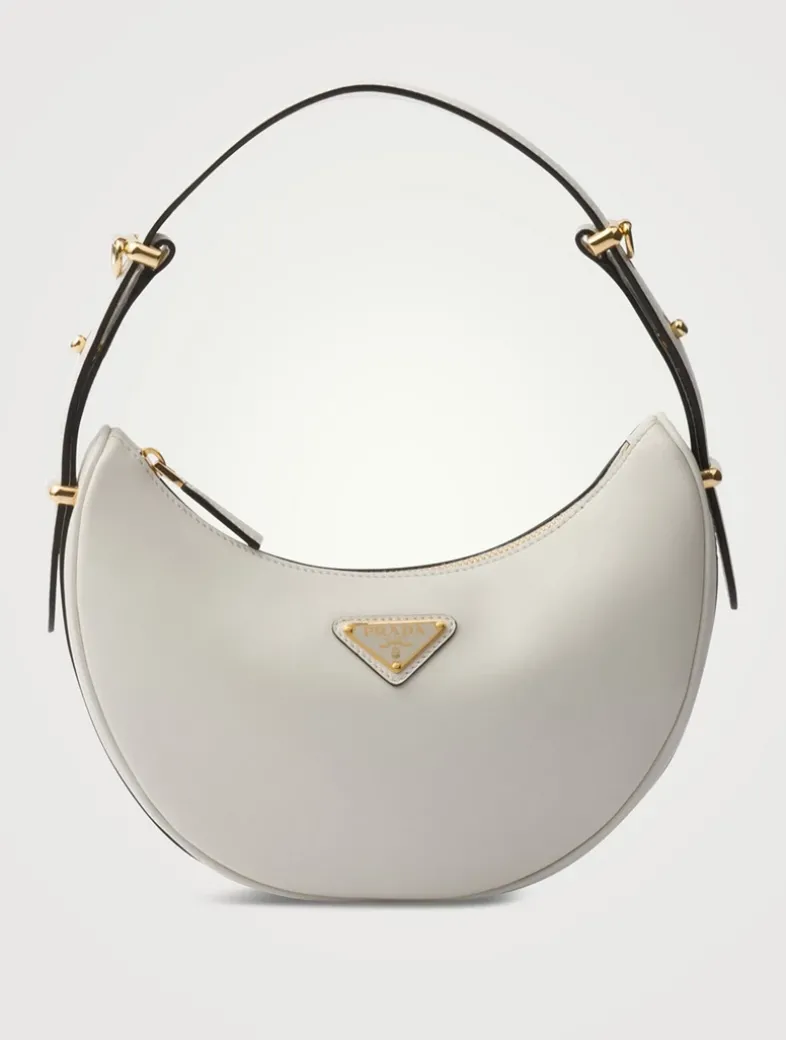 Prada Arqué Small Leather Shoulder Bag