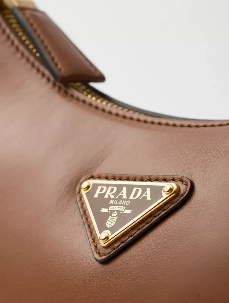 Prada Arqué Small Leather Shoulder Bag