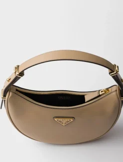 Prada Arqué Small Leather Shoulder Bag