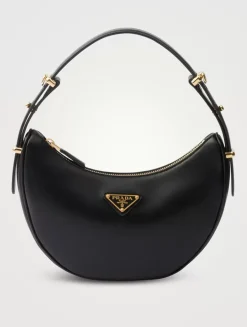 Prada Arqué Small Leather Shoulder Bag