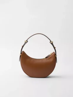 Prada Arqué Small Leather Shoulder Bag