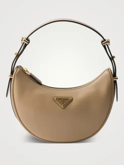 Prada Arqué Small Leather Shoulder Bag