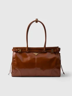 Prada Bonnie Large Leather Handbag