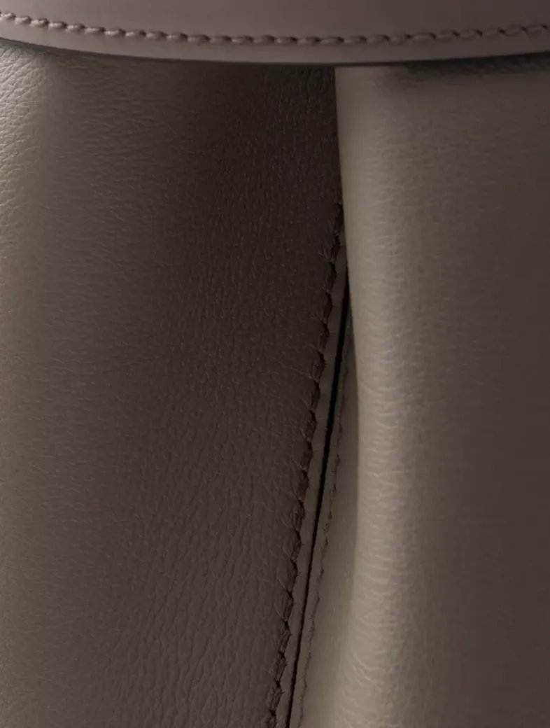 Prada Buckle Large Leather Handbag With Belt