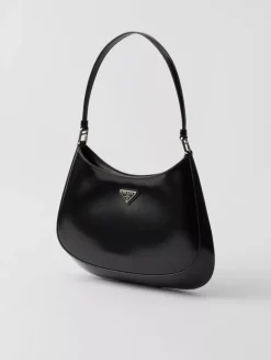 Prada Cleo Brushed Leather Shoulder Bag