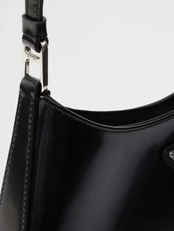 Prada Cleo Brushed Leather Shoulder Bag
