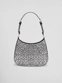 Prada Cleo Satin Bag With Crystals