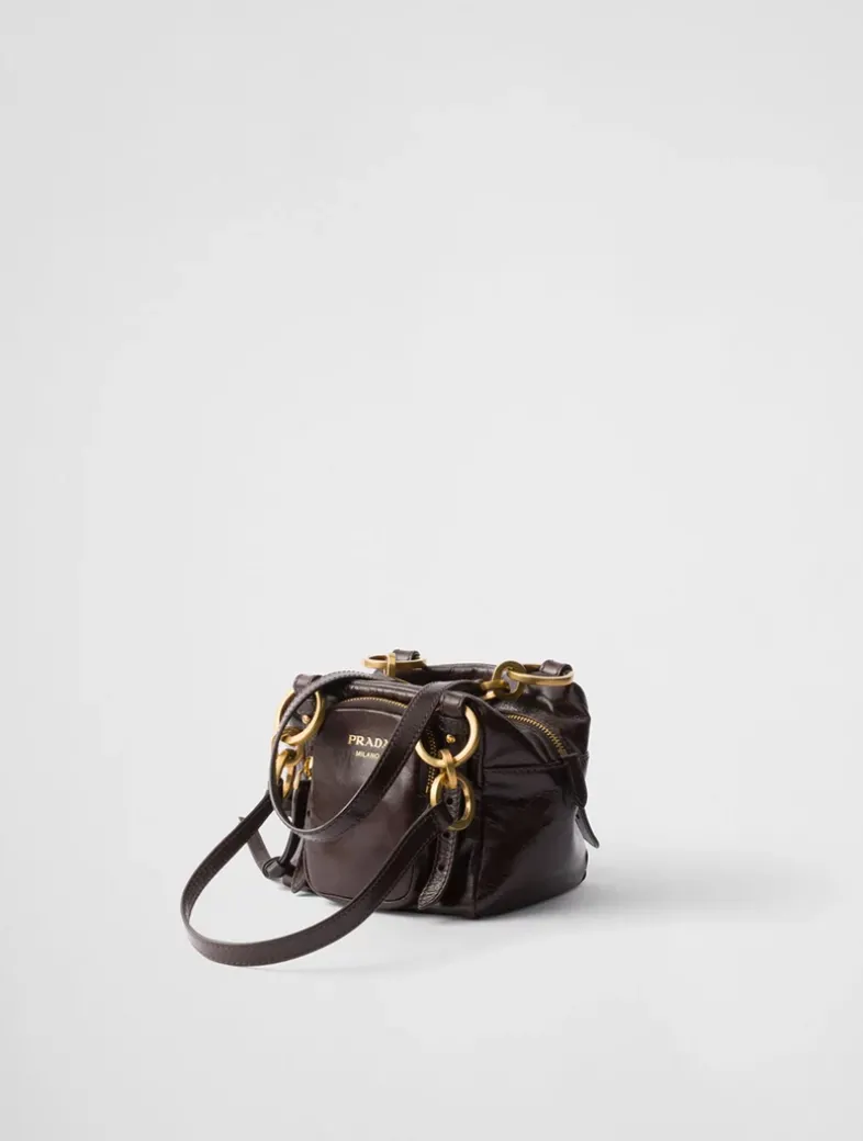 Prada Dangle Leather Top-handle Mini-bag