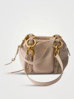 Prada Dangle Leather Top-handle Mini-bag