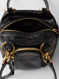 Prada Dangle Leather Top-handle Mini-bag
