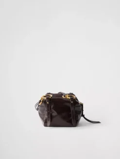 Prada Dangle Leather Top-handle Mini-bag